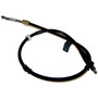 Crown Automotive 52128119AC Left Rear Parking Brake Cable 1999-2004 Jeep WJ Grand Cherokee - Black, Unpainted Plastic, Rubber, Steel