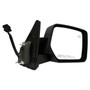 Crown Automotive 5155462AG Right Power, Heated, Manual Folding Mirror for 2007-2015 Jeep MK Patriot, Black Textured Finish