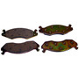 Crown Automotive 83501167 Brake Pad Set for Jeep 1982-1986 CJ-5, CJ-7, CJ-8, 1987-1989 YJ Wrangler, 1984-1991 XJ Comanche, MJ Comanche w