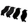 Crown Automotive 83501167 Brake Pad Set for Jeep 1982-1986 CJ-5, CJ-7, CJ-8, 1987-1989 YJ Wrangler, 1984-1991 XJ Comanche, MJ Comanche w