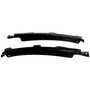 Crown Automotive 68144224K Front Upper Fascia Bracket Set for 2014-2016 Jeep WK Grand Cherokee w/o SRT - Black Plastic