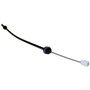Crown Automotive J5351419 Throttle Cable for Select 1974-1977 Jeep SJ, J-Series w/ 5.9L or 6.6L Engine - Black Plastic, Rubber, Steel