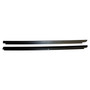 Crown Automotive 55395268K Front Outer Door Glass Weatherstrip Set for 07-18 JK Wrangler w/ Full Steel Doors - Black Rubber