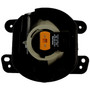 Crown Automotive 4805856AA Front Fog Lamp for 2007-2009 Jeep JK Wrangler, Left or Right, Bulb Included - Black Metal, Plastic
