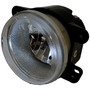 Crown Automotive 4805856AA Front Fog Lamp for 2007-2009 Jeep JK Wrangler, Left or Right, Bulb Included - Black Metal, Plastic
