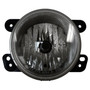 Crown Automotive 4805856AA Front Fog Lamp for 2007-2009 Jeep JK Wrangler, Left or Right, Bulb Included - Black Metal, Plastic