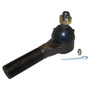 Crown Automotive 52002541 Left Tie Rod End for 1987-1990 Jeep YJ Wrangler, 5-1/4" Overall Length - Black Rubber, Steel, Sold Individually