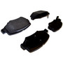 Crown Automotive 68003776AA Rear Brake Pad Set for Jeep 2007-2018 JK Wrangler and 2008-2012 KK Liberty - Gray Semi-Metallic