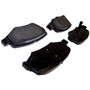 Crown Automotive 68003776AA Rear Brake Pad Set for Jeep 2007-2018 JK Wrangler and 2008-2012 KK Liberty - Gray Semi-Metallic