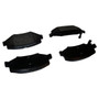 Crown Automotive 68003776AA Rear Brake Pad Set for Jeep 2007-2018 JK Wrangler and 2008-2012 KK Liberty - Gray Semi-Metallic