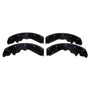 Crown Automotive 4762537 Rear Brake Shoe Set for 95-05 Dodge / Plymouth Neon w/ Rear Drum Brakes - Gray Metal, Semi-Metallic