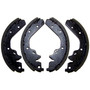 Crown Automotive 4762537 Rear Brake Shoe Set for 95-05 Dodge / Plymouth Neon w/ Rear Drum Brakes - Gray Metal, Semi-Metallic