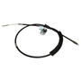 Crown Automotive 52125207AF Left Rear Parking Brake Cable for 2009-2012 Jeep KK Liberty - Black, Unpainted Plastic, Rubber, Steel