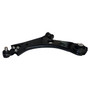 Crown Automotive 68248006AA Left Front Lower Control Arm for 2015+ Jeep BU & BV Renegade w/ AWD - Black, Unpainted Aluminum, Rubber, Steel