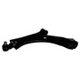 Crown Automotive 68248006AA Left Front Lower Control Arm for 2015+ Jeep BU & BV Renegade w/ AWD - Black, Unpainted Aluminum, Rubber, Steel