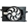 Crown Automotive 68197298AB Engine Cooling Fan Assembly - Fits 2014-2018 Jeep KL Cherokee