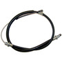 Crown Automotive 52008301 Rear Parking Brake Cable for 1992-1996 Jeep XJ Cherokee, Left or Right - Black, Unpainted Plastic, Rubber, Steel