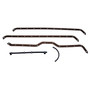 Crown Automotive 83504662 4-Piece Engine Oil Pan Gasket Set for Jeep 66-86 CJ-5, CJ-6, CJ-7, CJ-8, 87-91 YJ Wrangler w/ 4.0L and 4.2L