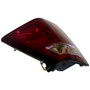 Crown Automotive 55156615AE Left Tail Lamp for 2005-2006 WK Grand Cherokee, Includes Bulbs & Harness - Clear, Red Plastic