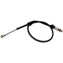 Crown Automotive 52040430 Throttle Cable for 1987-1990 Jeep YJ Wrangler w/ 2.5L Carbureted Engine - Black Plastic, Rubber, Steel