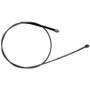 Crown Automotive J5361279 Parking Brake Cable Center - Fits 1980-1991 Jeep SJ, J-Series, 47" Long