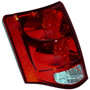 Crown Automotive 5182535AD Left Tail Lamp for 2011+ RT Dodge Grand Caravan, Red Plastic - Black, Clear, Red Plastic, Sold Individually