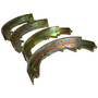 Crown Automotive J8124580 Front Brake Shoe Set for 1974-1976 Jeep SJ, J-Series w/ Front Drum Brakes - Zinc Metal