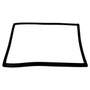 Crown Automotive 55007129AB Rear Left Quarter Panel Window Seal for 1984-1996 Jeep XJ Cherokee w/ 4 Doors - Black Rubber