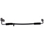 Crown Automotive 52060044AE Right Front Brake Hose for 2007-2010 Jeep JK Wrangler - Black, Silver Metal, Rubber, Sold Individually