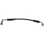 Crown Automotive 52060044AE Right Front Brake Hose for 2007-2010 Jeep JK Wrangler - Black, Silver Metal, Rubber, Sold Individually