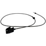 Crown Automotive 68032581AD Hood Release Cable for 2011-2022 Jeep WK Grand Cherokee - Black, White Plastic, Steel, Sold Individually
