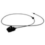 Crown Automotive 68032581AD Hood Release Cable for 2011-2022 Jeep WK Grand Cherokee - Black, White Plastic, Steel, Sold Individually