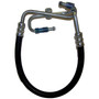 Crown Automotive 52088548AB Power Steering Pressure Hose for 1997-2002 Jeep TJ Wrangler w/ LHD, w/ 2.5L Engine - Black, Silver Metal, Rubber