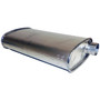 Crown Automotive E0021337 Muffler for 97-00 Jeep TJ Wrangler w/ 2.5L or 4.0L Engine - Steel, Sold Individually