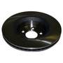 Crown Automotive 4779599AA Front Disc Brake Rotor for 2008-2012 Jeep Liberty w/ 13.09" Rotor - Silver Cast Iron, Sold Individually