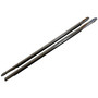 Crown Automotive 55078162K Front Outer Chrome Door Glass Weatherstrip Set for 2005-2007 WK Grand Cherokee - Chrome Felt, Plastic, Rubber
