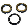 Crown Automotive 4004816K Front Spindle Nut Kit for 1974-1991 SJ, J-Series, Includes 2 Spindle Nuts and 1 Lock Washer - Metal