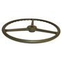Crown Automotive 7375336 Green Steering Wheel for 41-64 Jeep MB, CJ-2A, CJ-3A, CJ-3B, CJ-5, CJ-6, 17" Diameter, 3 Spokes, 36 Splines