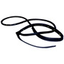 Crown Automotive 55399215AF Left Rear Door Weatherstrip for 2011-2022 Jeep WK Grand Cherokee - Black Rubber, Sold Individually