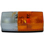 Crown Automotive 56003010 Front Right Parking Lamp for 1987-1995 Jeep YJ Wrangler, Export Only - Amber, Clear Plastic, Sold Individually