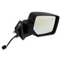 Crown Automotive 5155458AK Right Power, Heated, Manual Folding Mirror for 11-15 Jeep MK Patriot; Black Textured Finish, Sold Individually