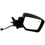 Crown Automotive 5155458AK Right Power, Heated, Manual Folding Mirror for 11-15 Jeep MK Patriot; Black Textured Finish, Sold Individually
