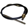 Crown Automotive J5355721 Front Parking Brake Cable for Miscellaneous 1976-79 Jeep SJ, J-Series - Black, Unpainted Plastic, Rubber, Steel