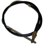 Crown Automotive J5355721 Front Parking Brake Cable for Miscellaneous 1976-79 Jeep SJ, J-Series - Black, Unpainted Plastic, Rubber, Steel