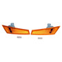 Crown Automotive 57010213K Front Side Marker Light Set for 2008-2012 Jeep KK Liberty, Includes Bulbs & Connectors - Amber Plastic