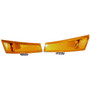 Crown Automotive 57010213K Front Side Marker Light Set for 2008-2012 Jeep KK Liberty, Includes Bulbs & Connectors - Amber Plastic