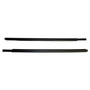 Crown Automotive 5074714K Front Outer Door Glass Weatherstrip Set for 2007-2017 Jeep MK Compass - Black Felt, Plastic, Rubber