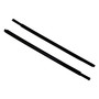 Crown Automotive 5074714K Front Outer Door Glass Weatherstrip Set for 2007-2017 Jeep MK Compass - Black Felt, Plastic, Rubber