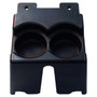Crown Automotive CH1 Black Cup Holder for Fits 1984-1996 XJ Cherokee, Above the Parking Brake Handle - Black Plastic, Sold Individually