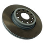 Crown Automotive 68250085AA Front Brake Rotor for 2018+ Jeep JL Wrangler & 2020+ JT Gladiator - Gray, Unpainted Cast Iron